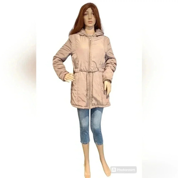 Gaudi Jeans Women Puffer Size beige jacket size S - Picture 1 of 8